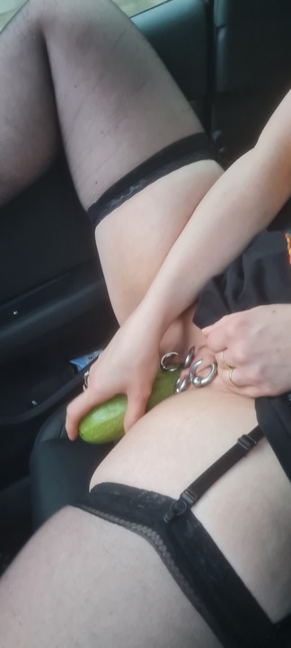 French Mlle M Vegetables in car