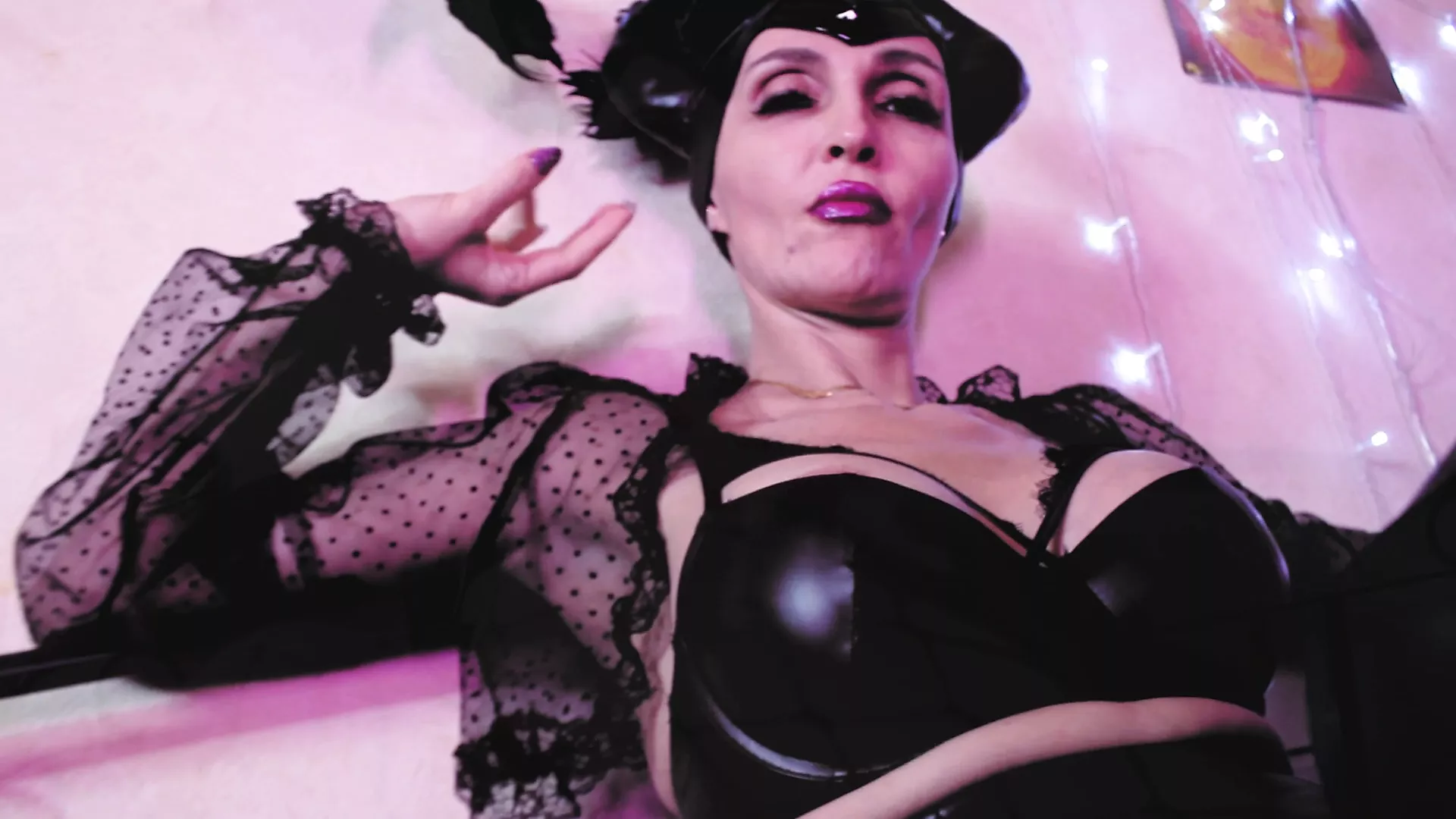 Evil Mistress Domina Eva Solo BDSM Fetish Milf Leather Goddess Femdom FootFetish