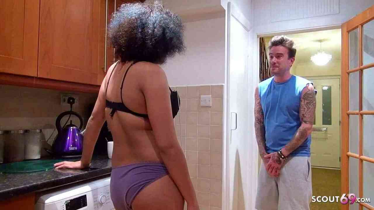 Mature Step Mom help Son with Morning Bulge to cum with Sex