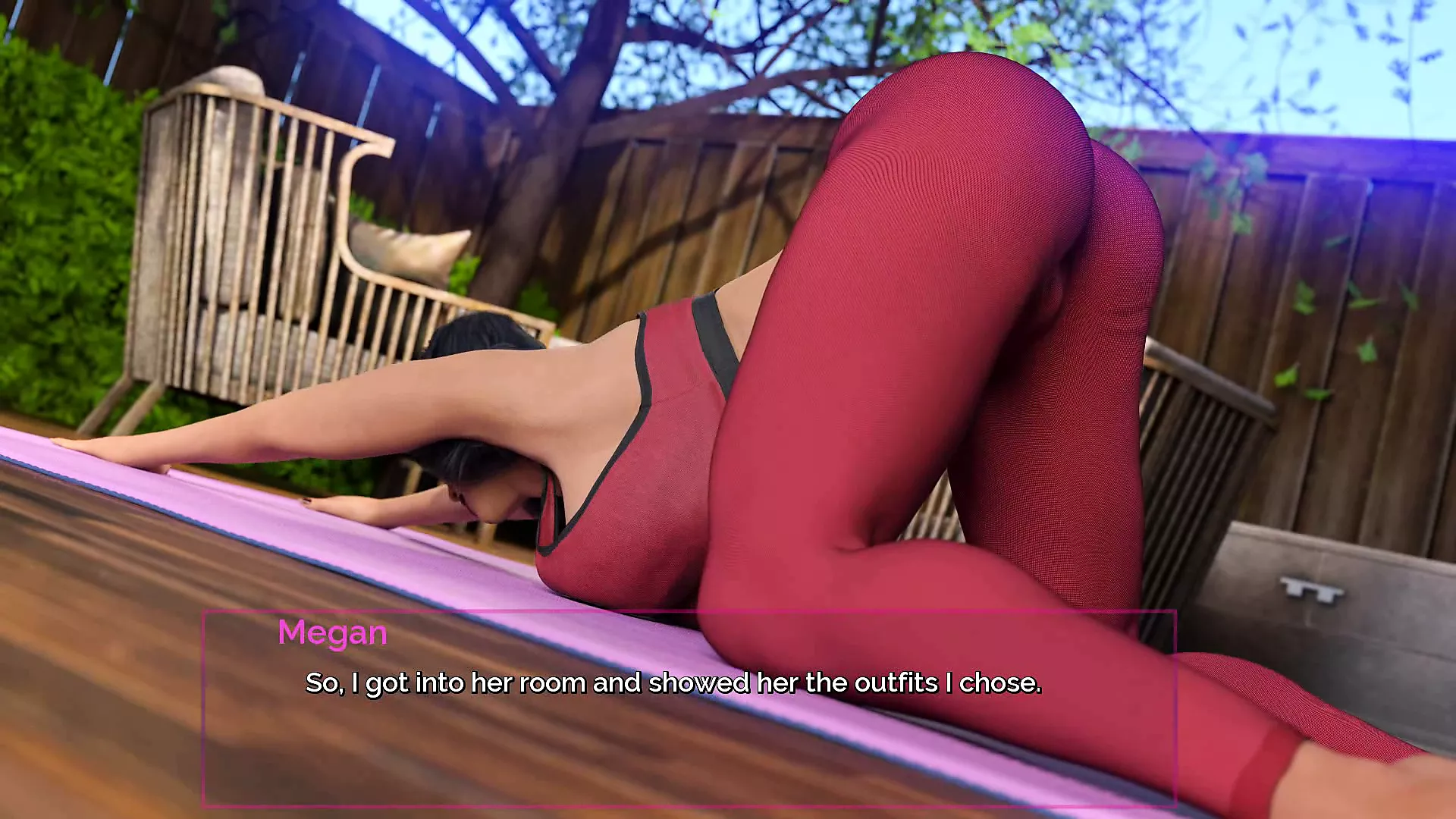 Shut Up And Dance: Indian Landlady Doing Yoga With Her Tenant In The Backyard-Ep52