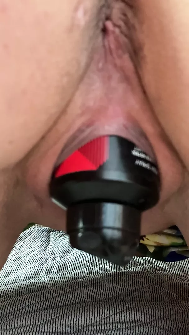 Inserting object in pussy