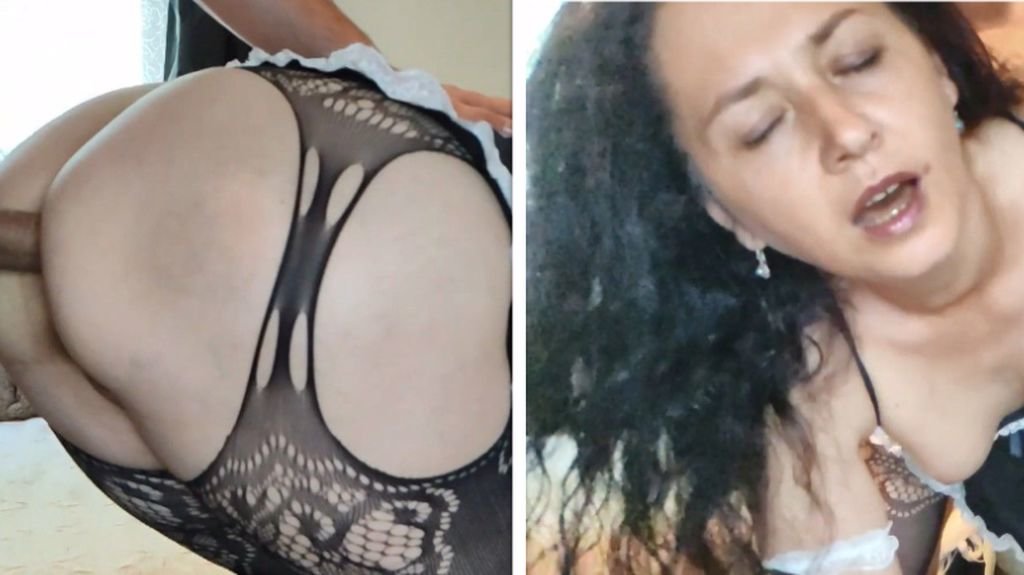 MILF Maid interviewed and Ass Creampied Fuck