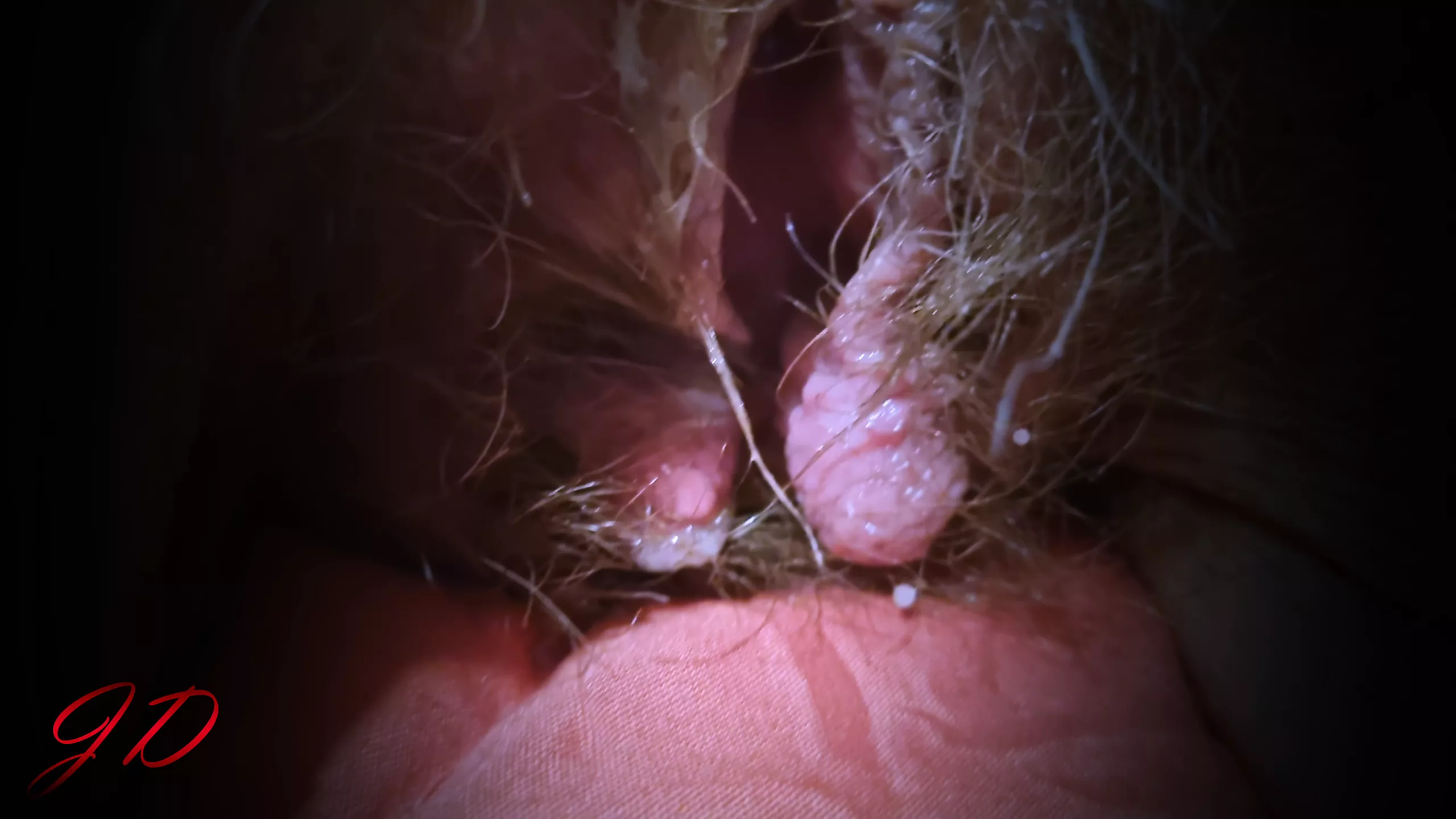 JuicyDream - Creampie ... I'm pressing his cum out of my pussy (close-up)