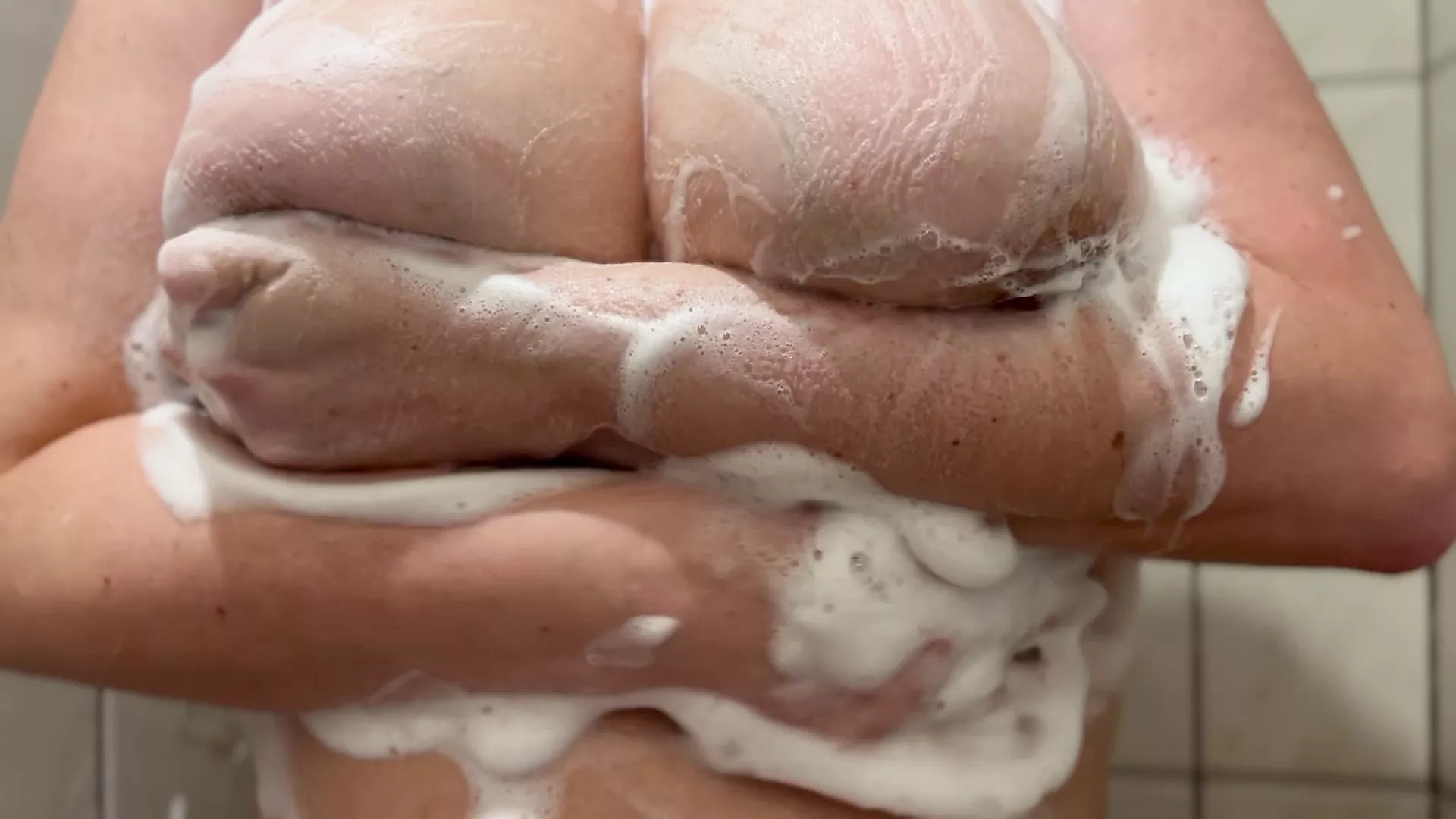 I guess big tits need washing too.
