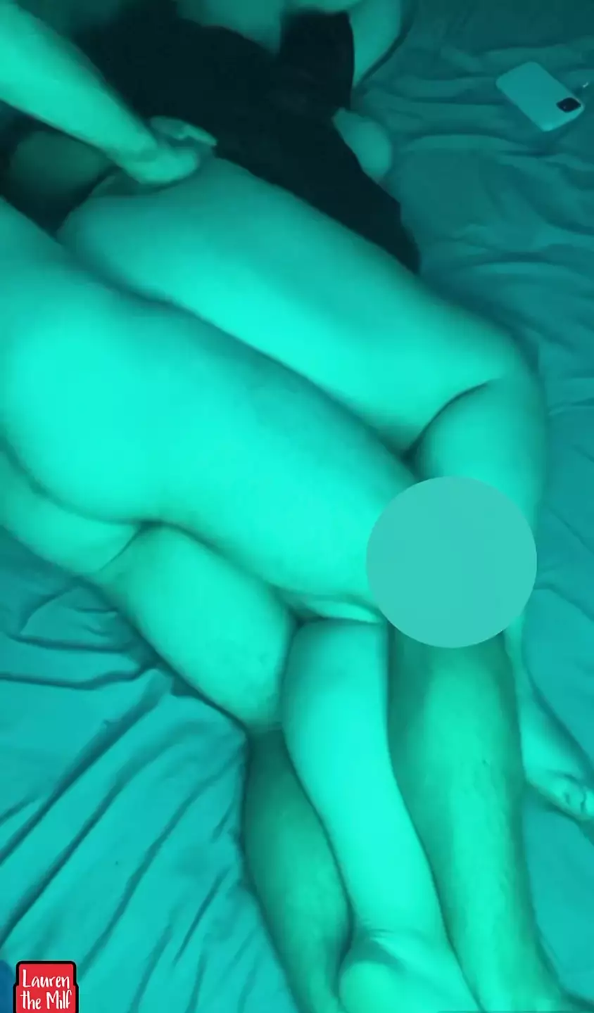 Lauren the Milf Pawg Wife BBW getting fucked in her fat tight pussy from the side and loving it!!!!