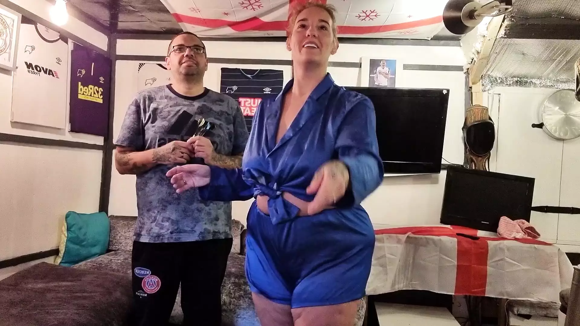 Topless darts at our local pub !!