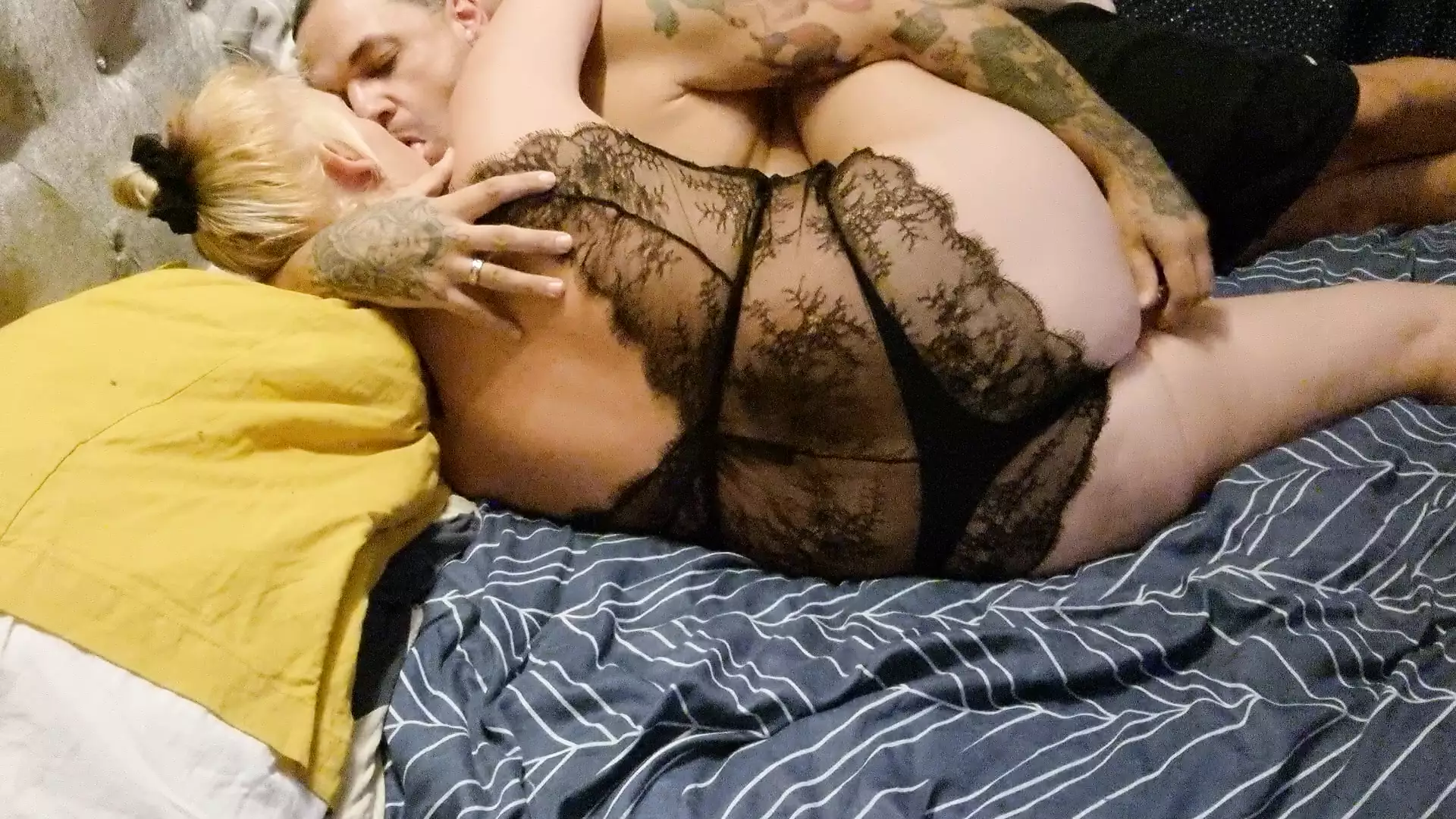 Watching porn together and getting freaky