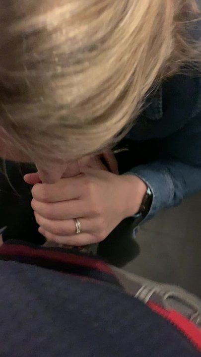 British Wife Sucks my Cock