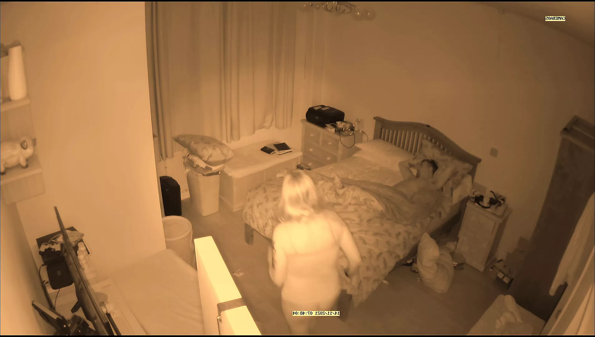 Step mom sneaks into son room during night please don't cum