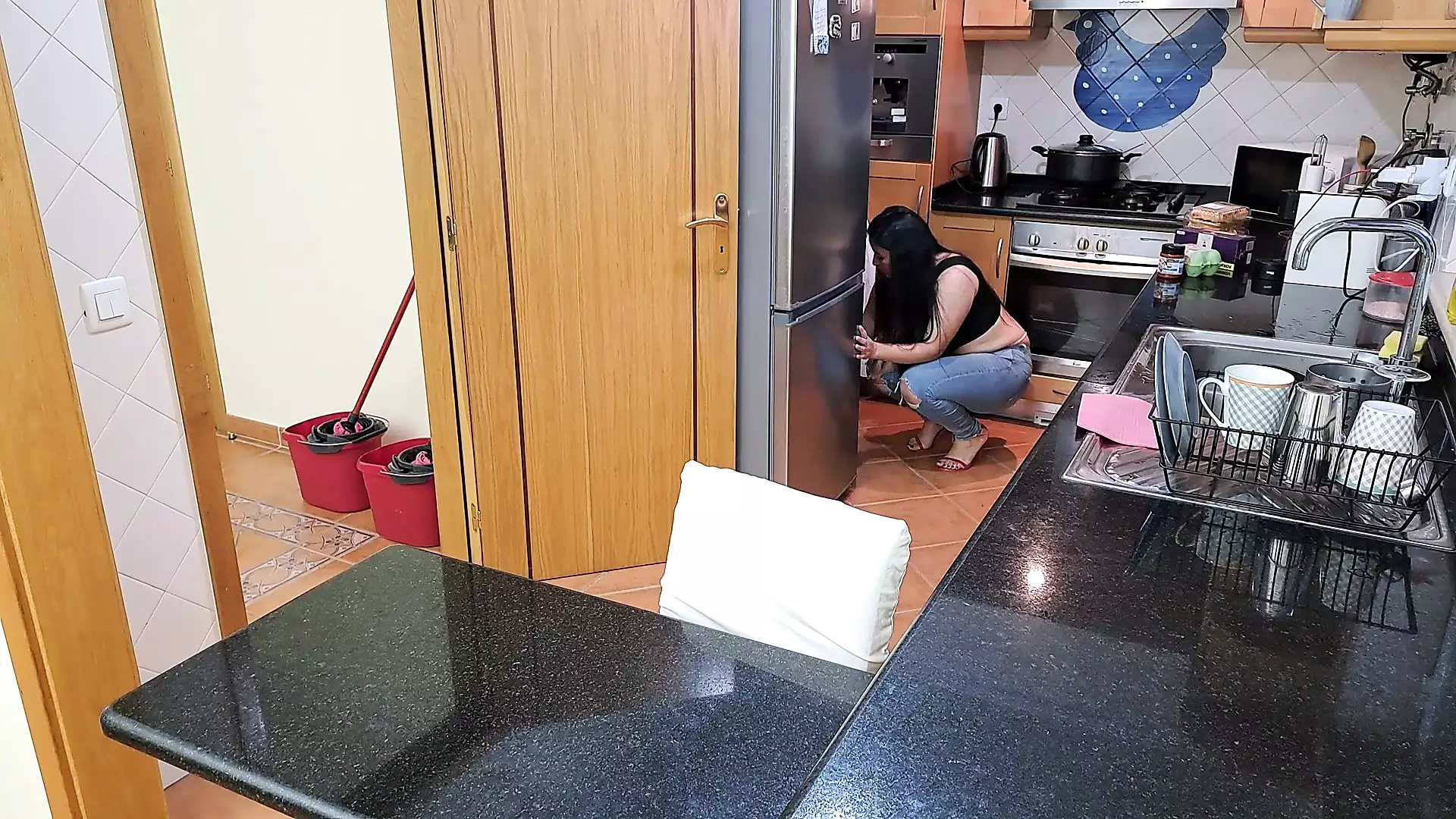 Sexy private chef is seduced with a massage