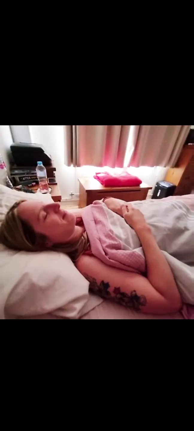 Stepmom shares hotel room and gets fucked, please don't cum in me