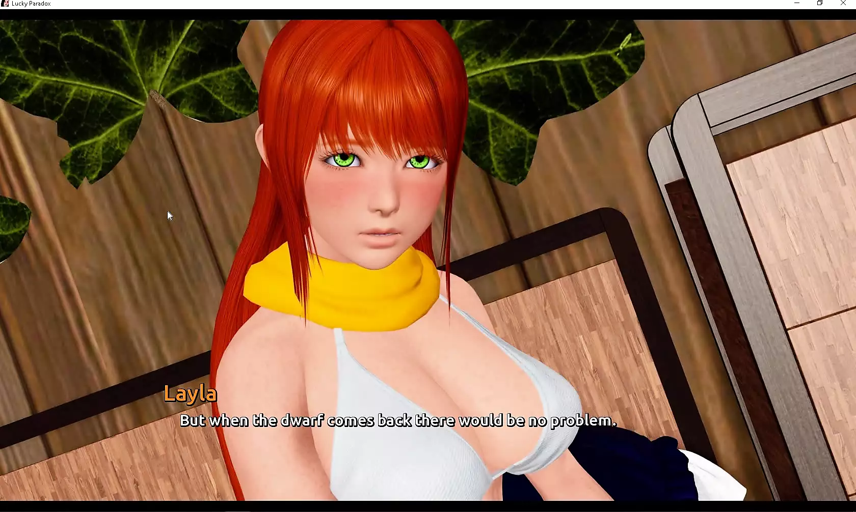 Lucky Paradox-She got caught sucking dick