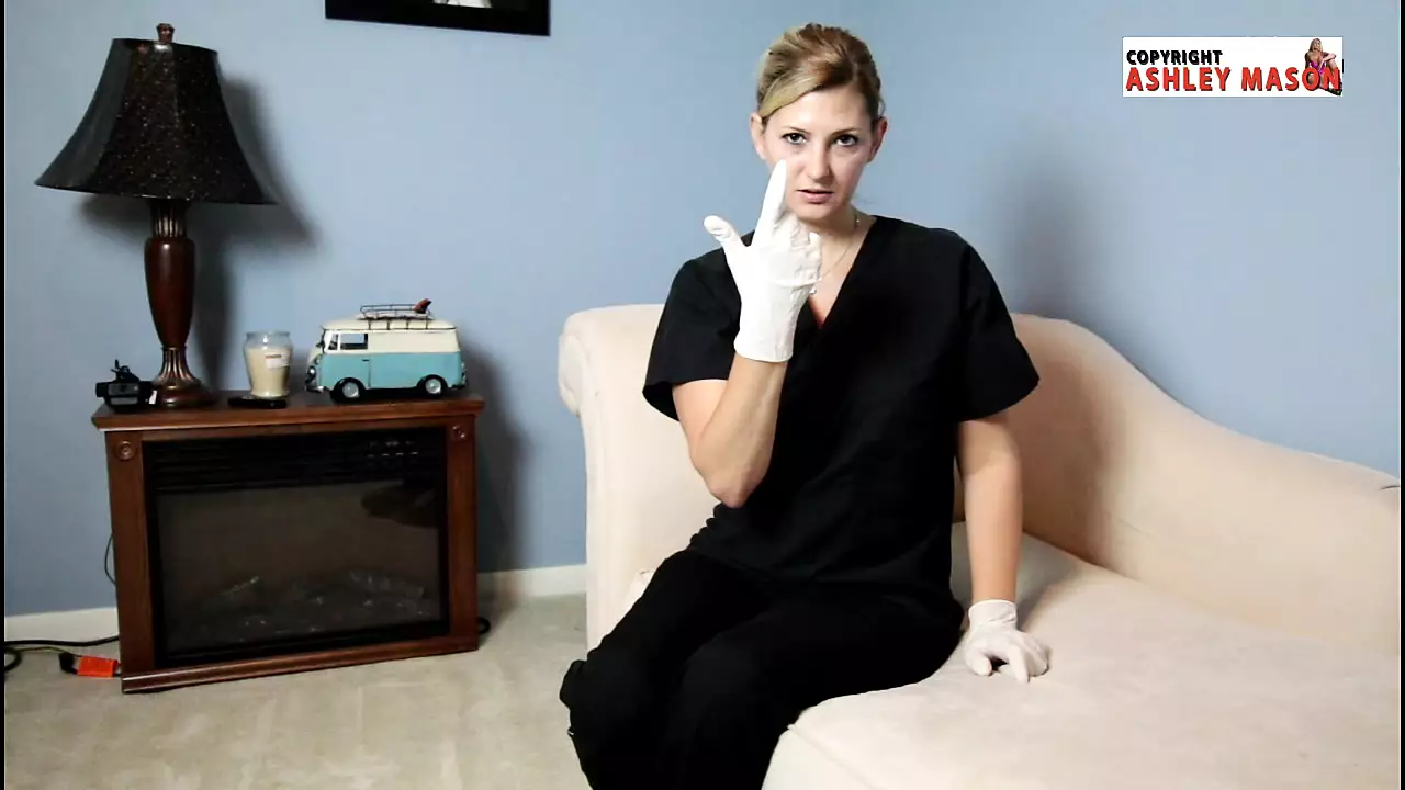 Scrub and Glove Cock Job