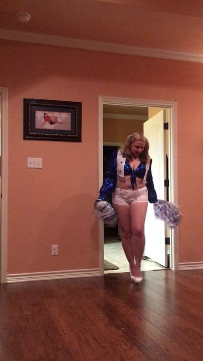 Naughty Ally Anal Cheerleader