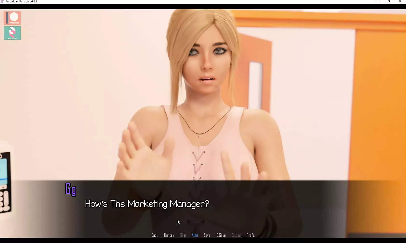 Forbidden Passion-Blonde having anal and cumming
