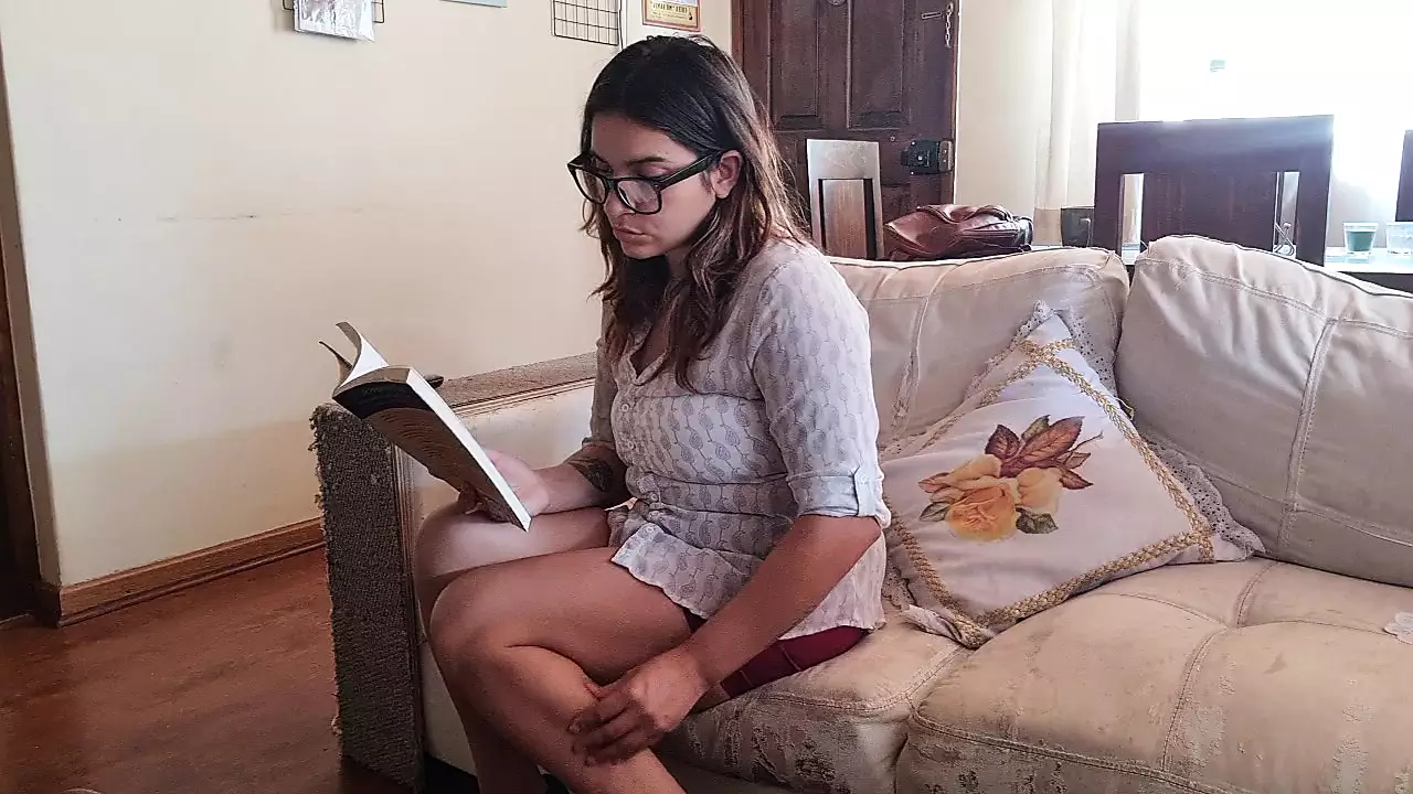 stepmom masturbates after a day of work