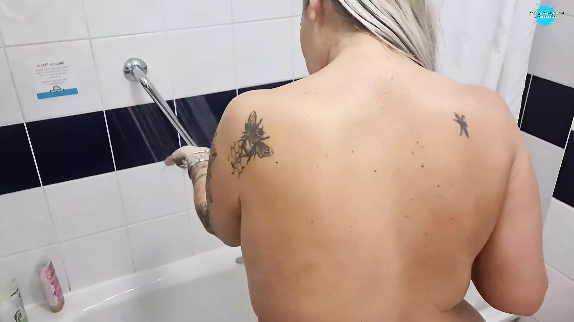 Dirty MILF doggy styled in the shower