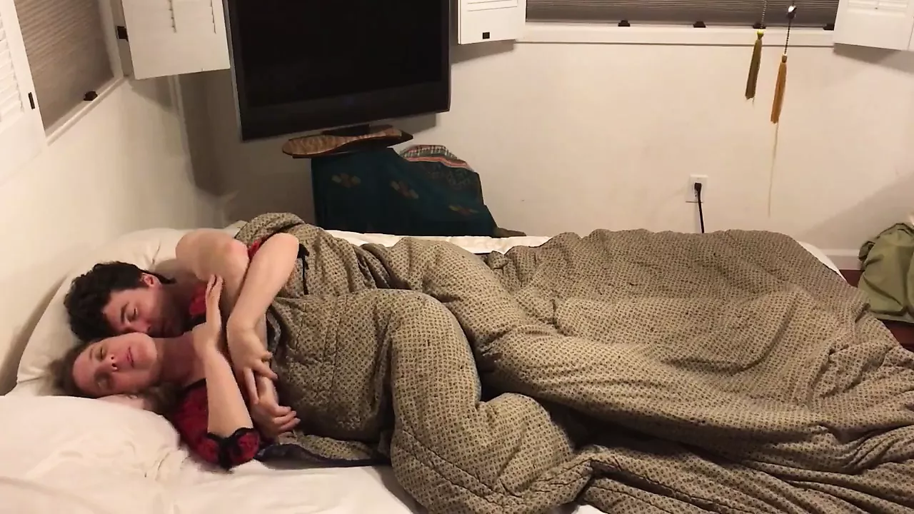 Sexy Stepmom shares bed with stepson