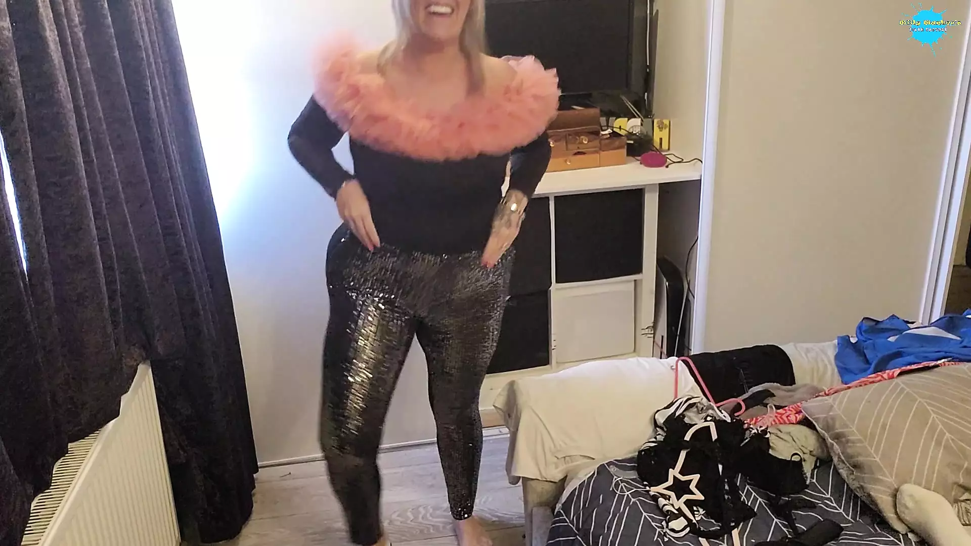 Good morning blowjob...I wanna get changed but He wants His cock sucking