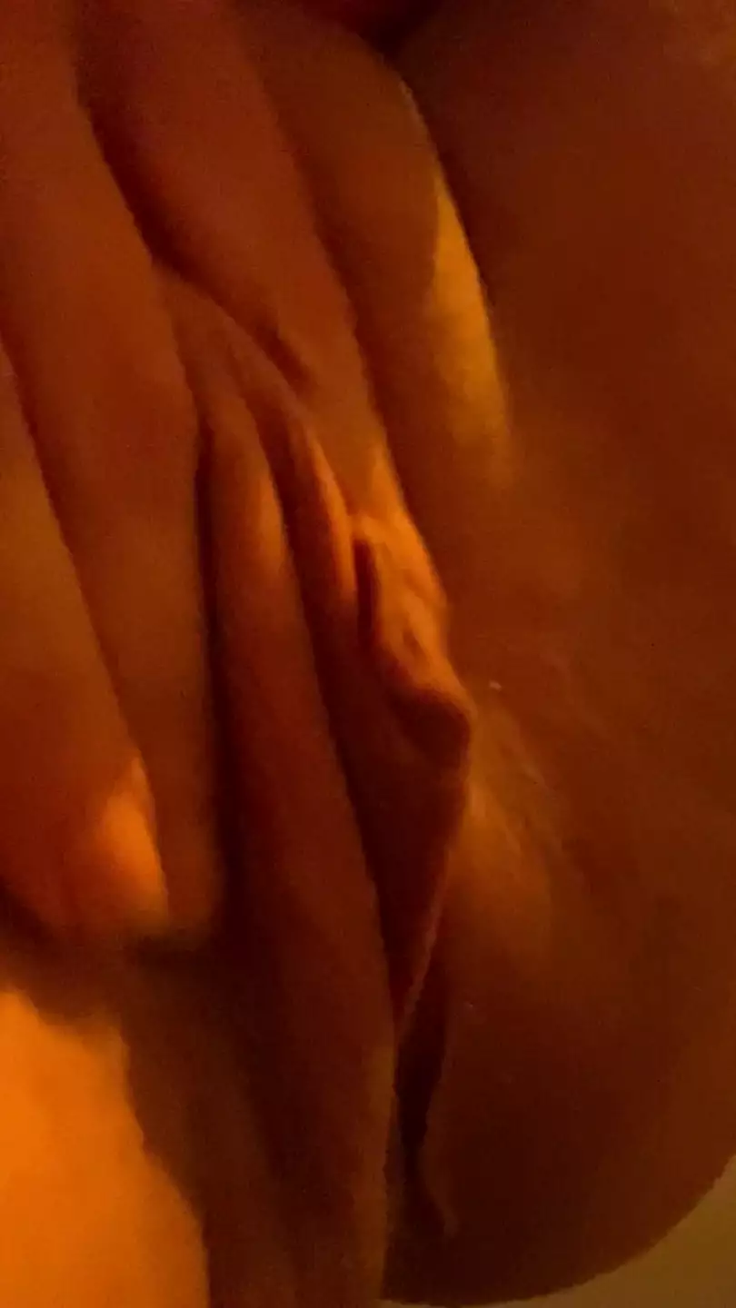 Close up throbbing orgasm