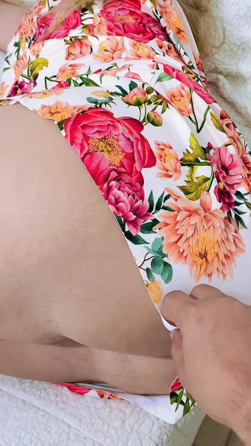 PAWG with beautiful big Latina ass fucked by her stepson when he is resting in bed