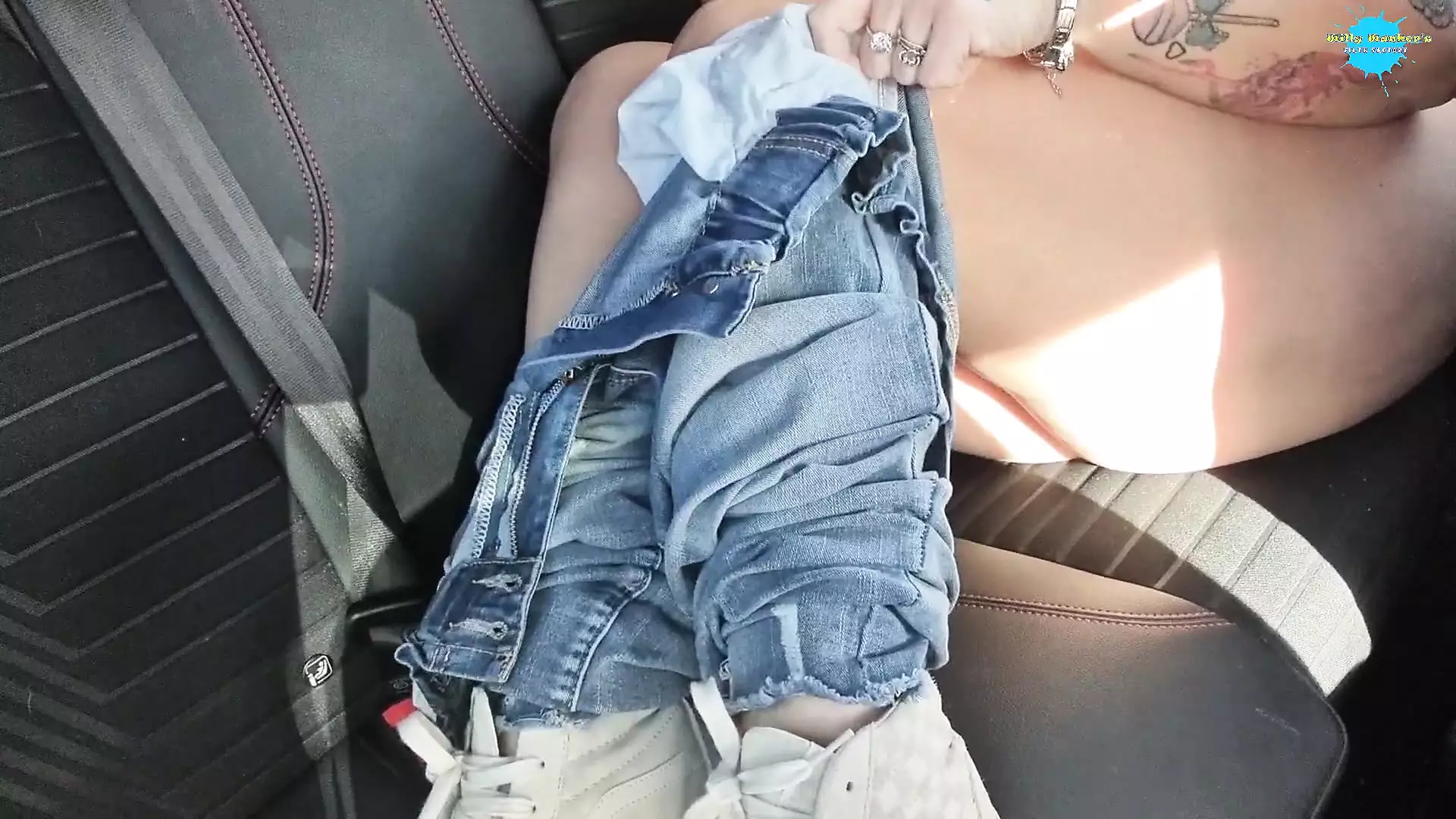 Fucking myself while on a drive