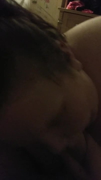 She deepthroats my cock and licks up the cum