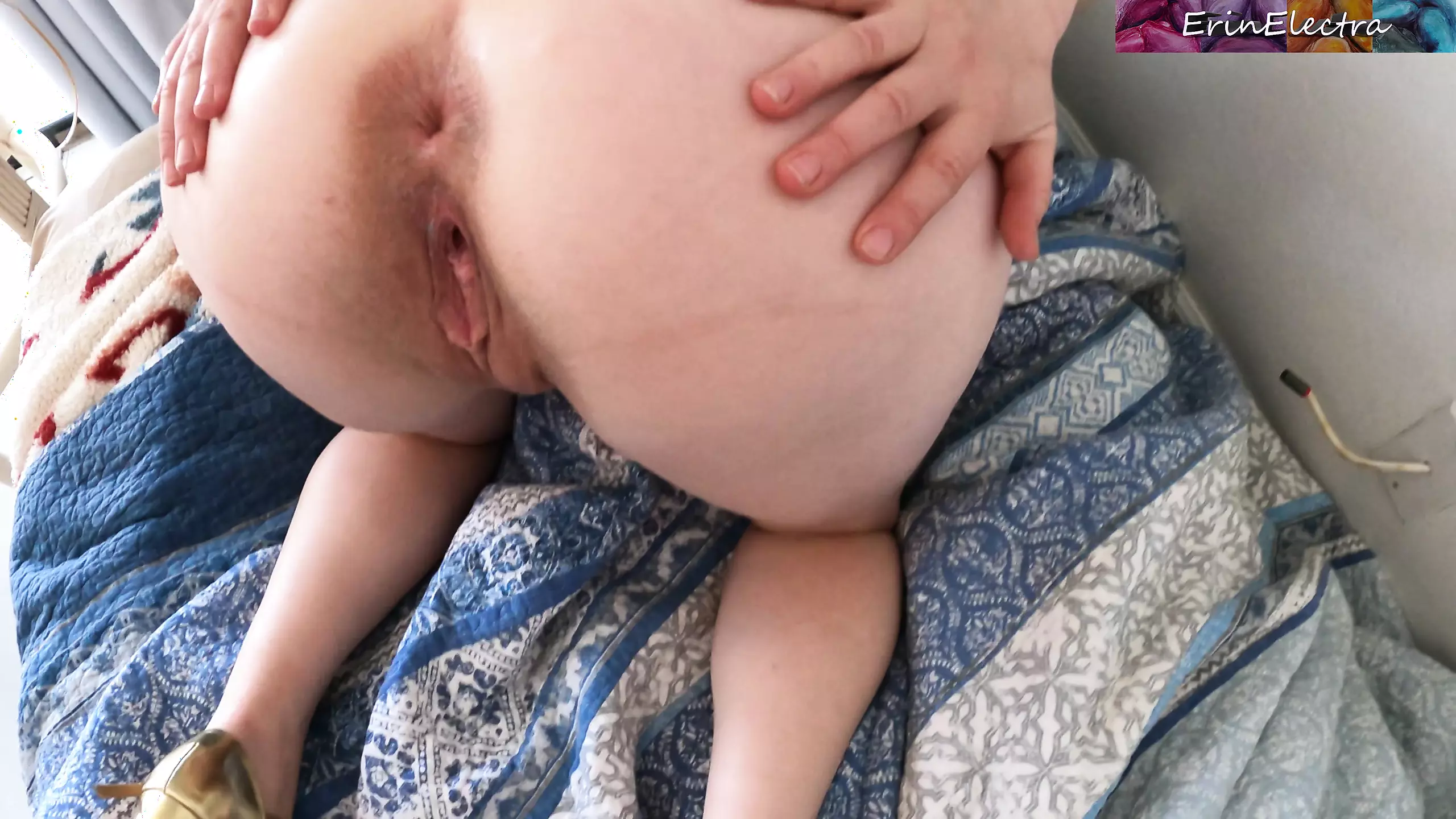 stepmom milks the cum out of stepson's cock
