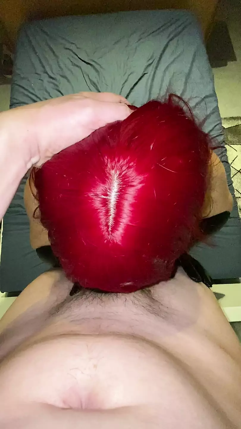 She sucks my cock for the first time, in front of the camera!