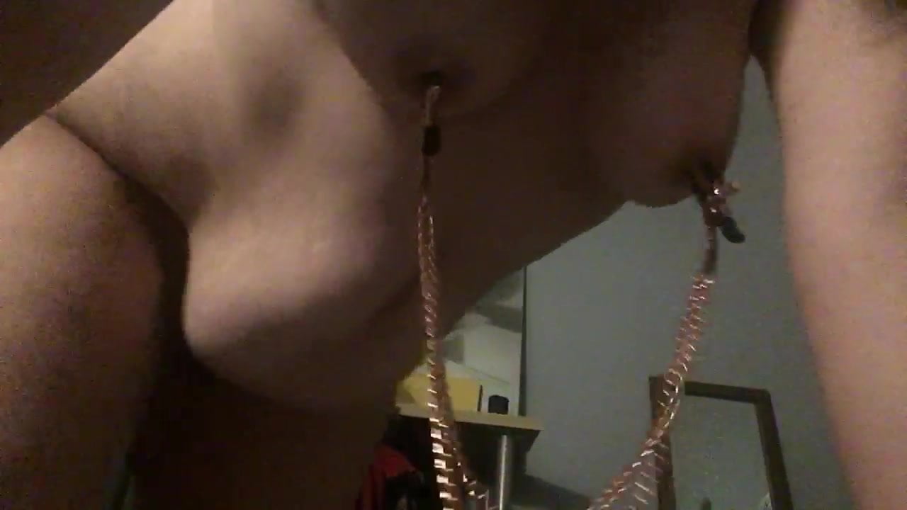 Crawling with nipple clamps