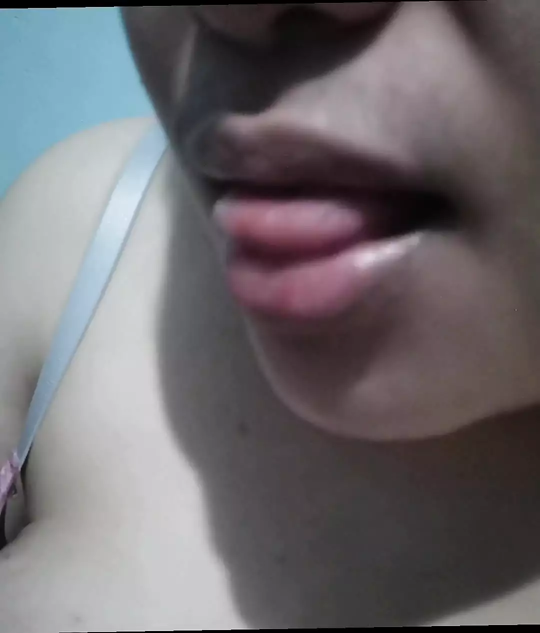 Sucking my dildo