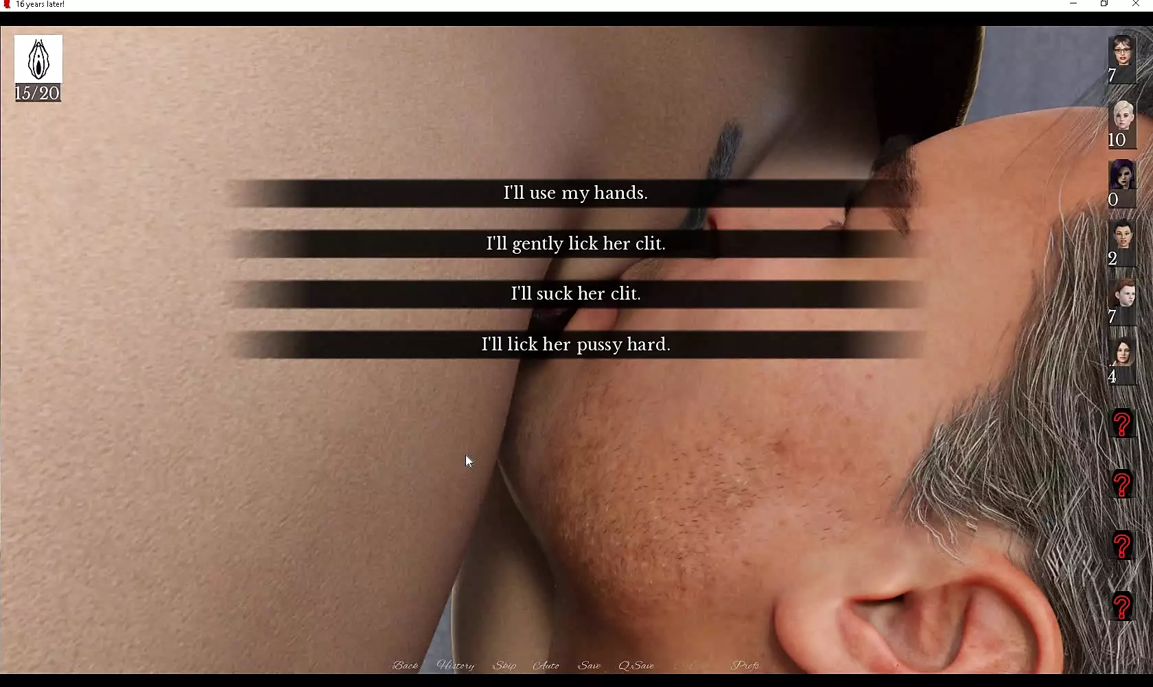 16 Years Later - She fucks his face until gets multiples Orgasm