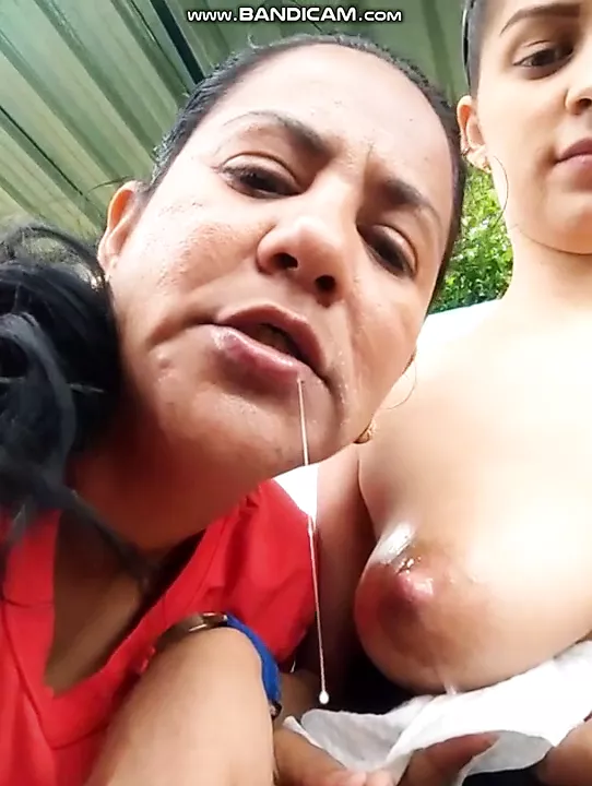 Colombian Mother & her busty daughter – crazy outdoor sex