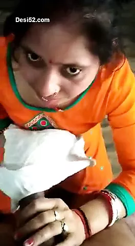 Desi cheating Bengali Deepa Chachi sucking my dick