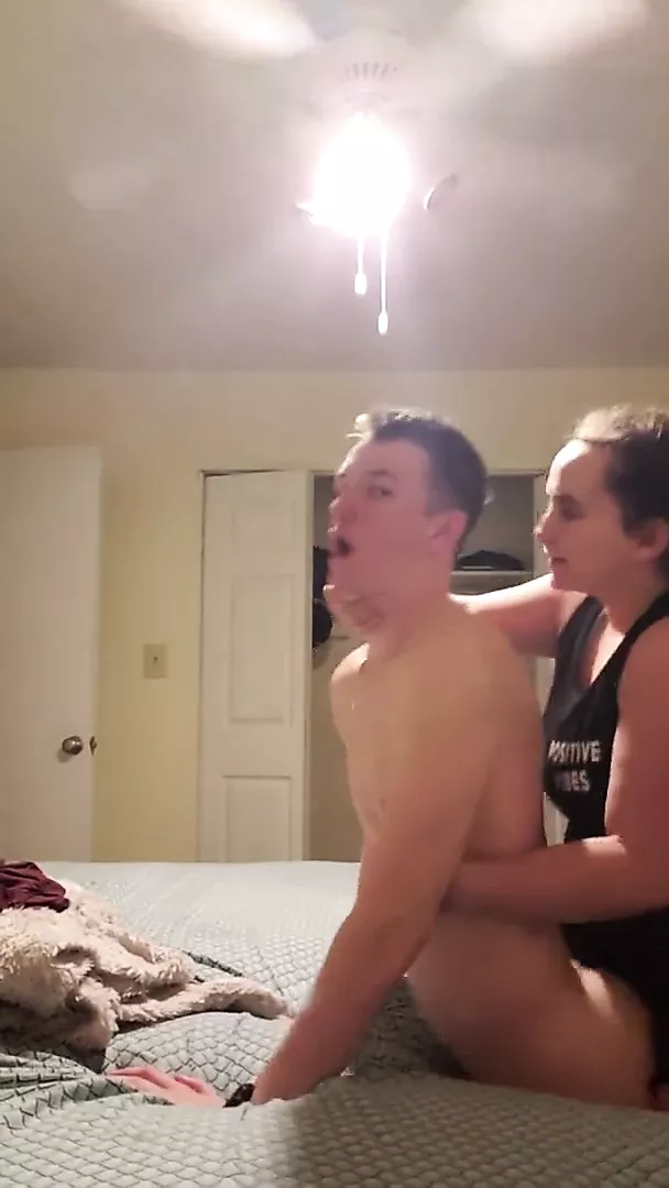 Mommy's boy pegging porn