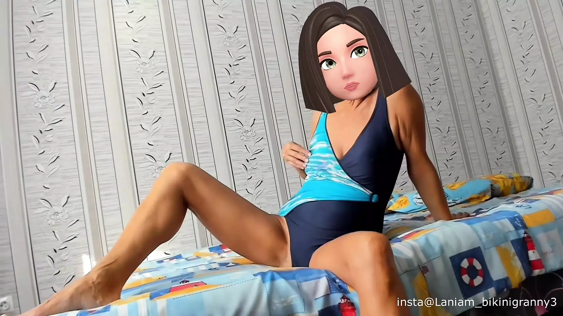 Granny in spandex footjob cum on feet