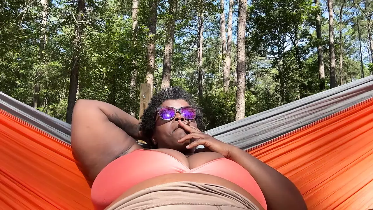 Hammock camping with mommy