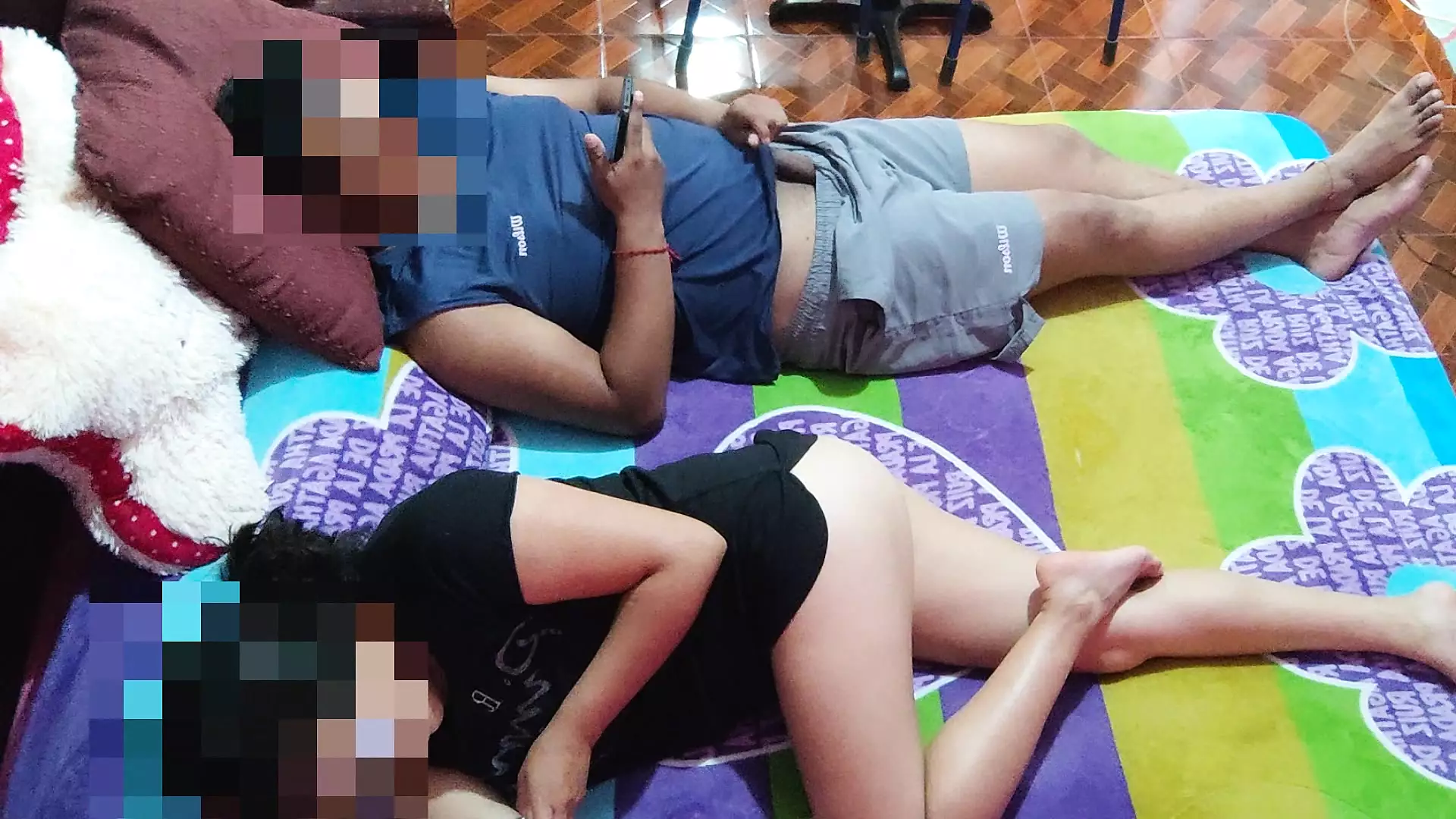 I catch him masturbating