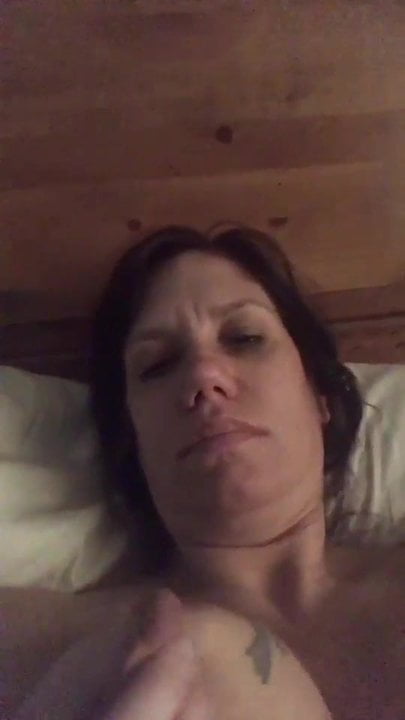 housewife shows tits and sucks nipples