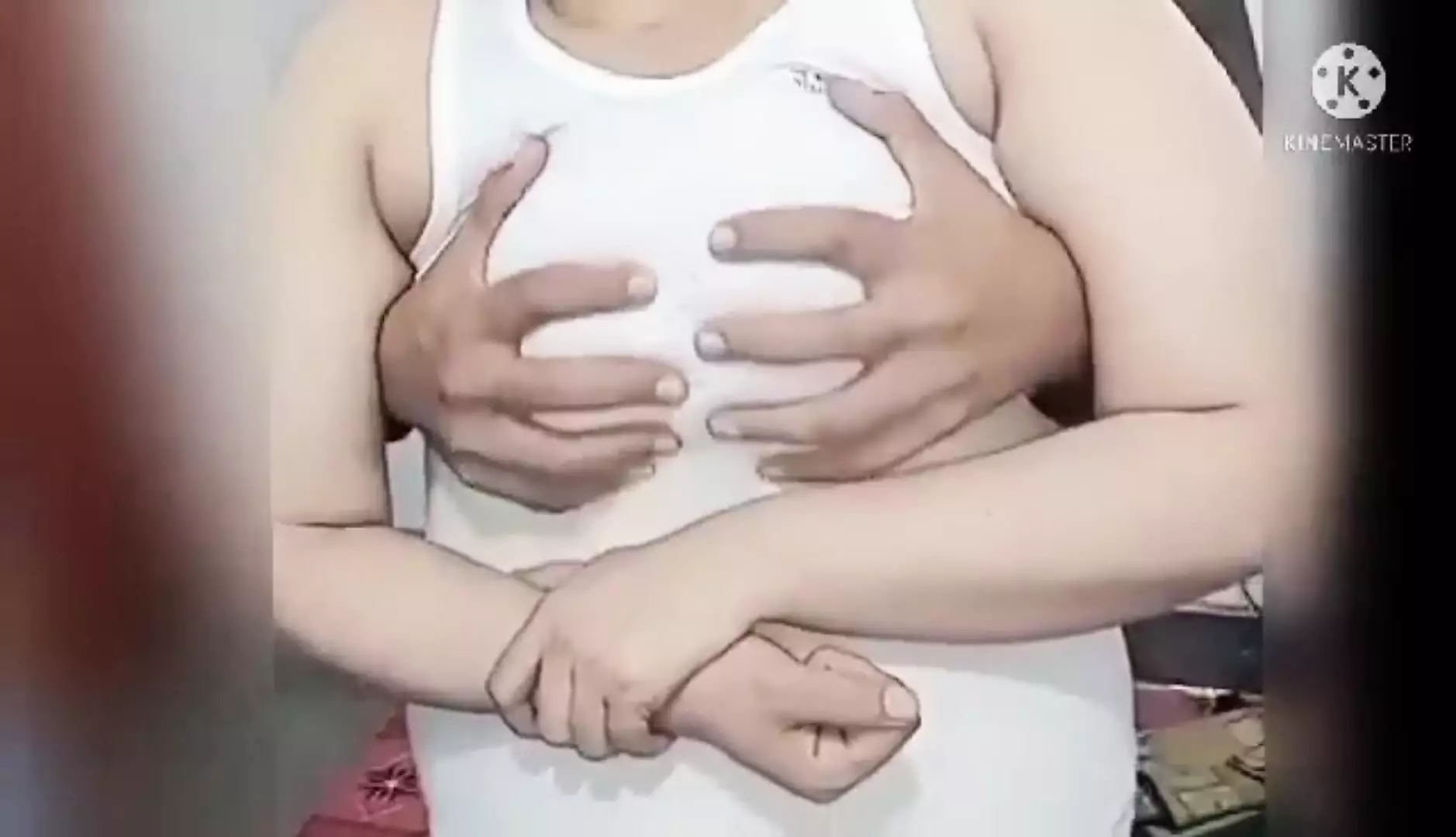 Muslim Wife Boobs Squeezing, Massage, Slapping make her Horny