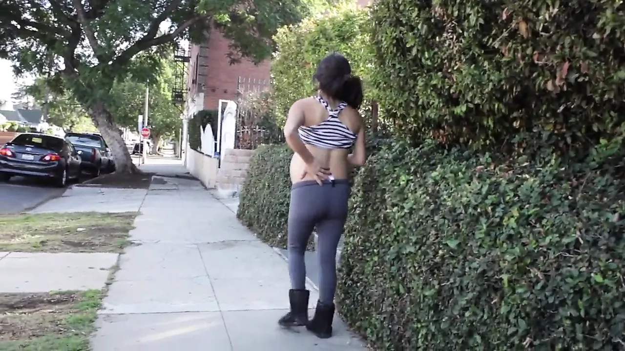 pregnant street-A Young Pregnant