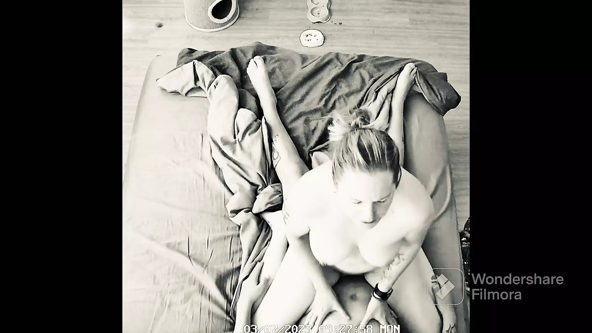 Step Mom sneaks into step son room and rides his cock