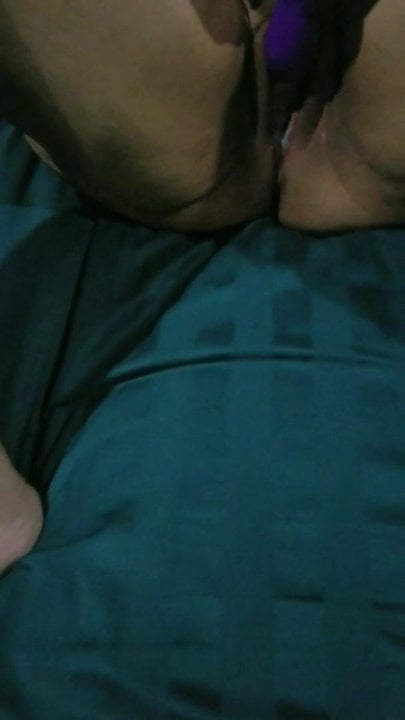 wife playing with toy