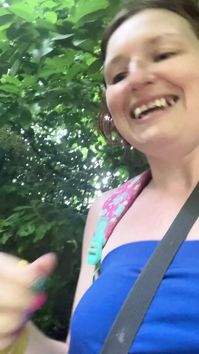 Nearly got caught with my tits out in public!
