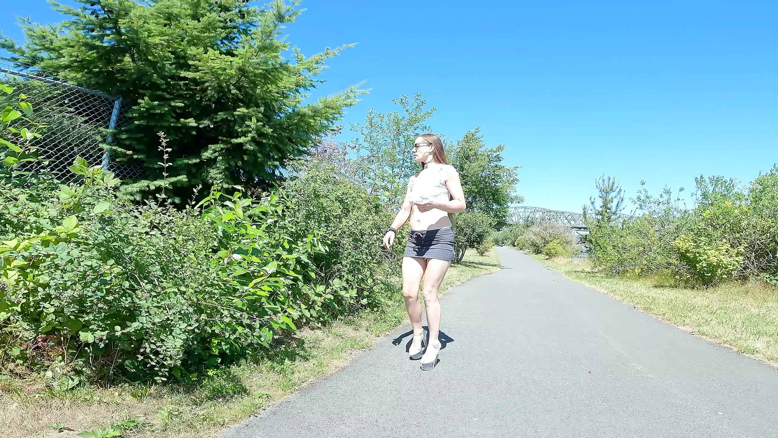 Longpussy, out for a Walk along the River. Just another Beautiful day Part I.