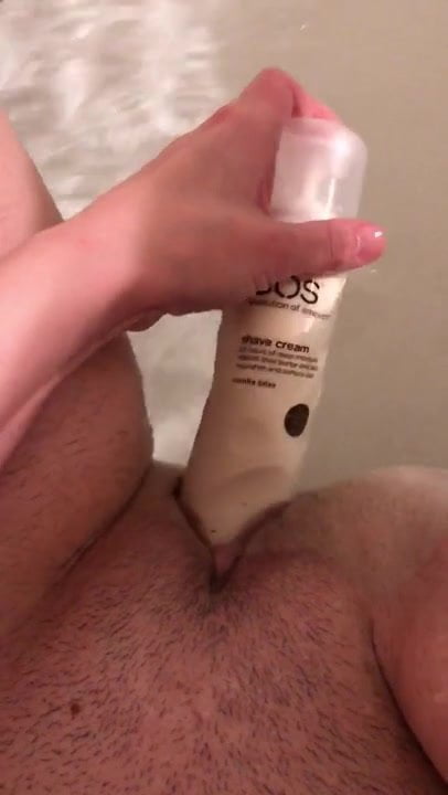 Got horny in the bathtub