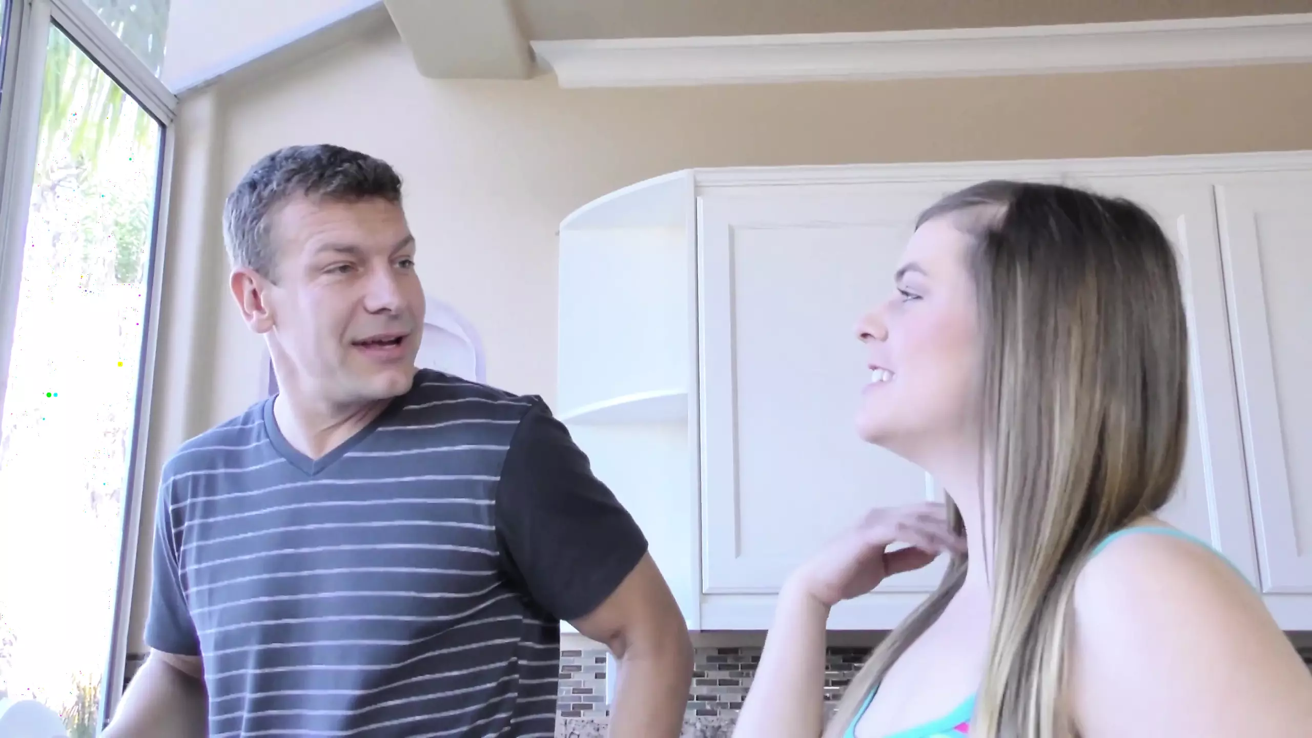 Kendra Lynn's Stepdaddie Cums All up in Her Hairy Pussy