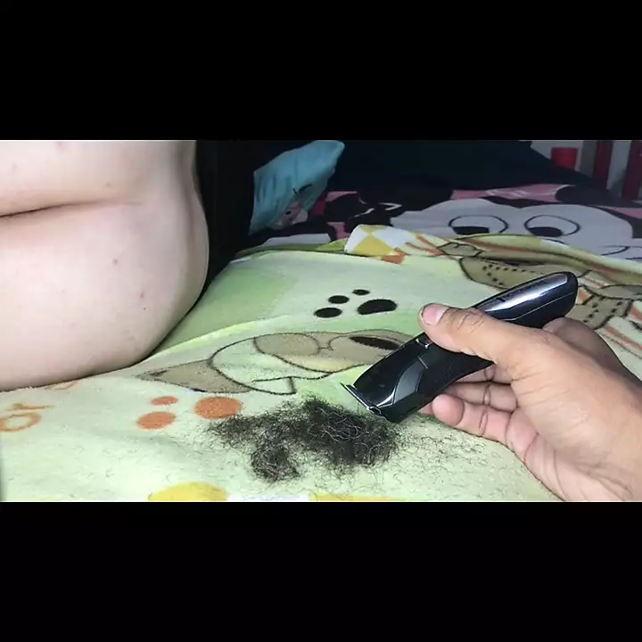 Cuckold husband shaves his hot wife's pussy so she can see her lover