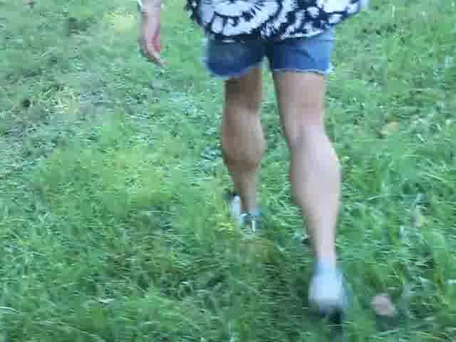 GILF MILF with muscular legs calves