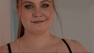 Chubby, hairy teen. BBC anal casting with a fat‐ass teenager